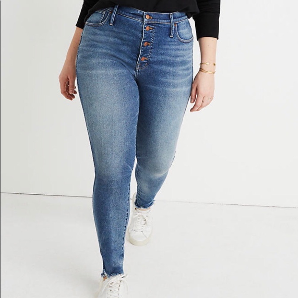 Madewell Buttonfly jeans size 34 (18)/(20) NWT